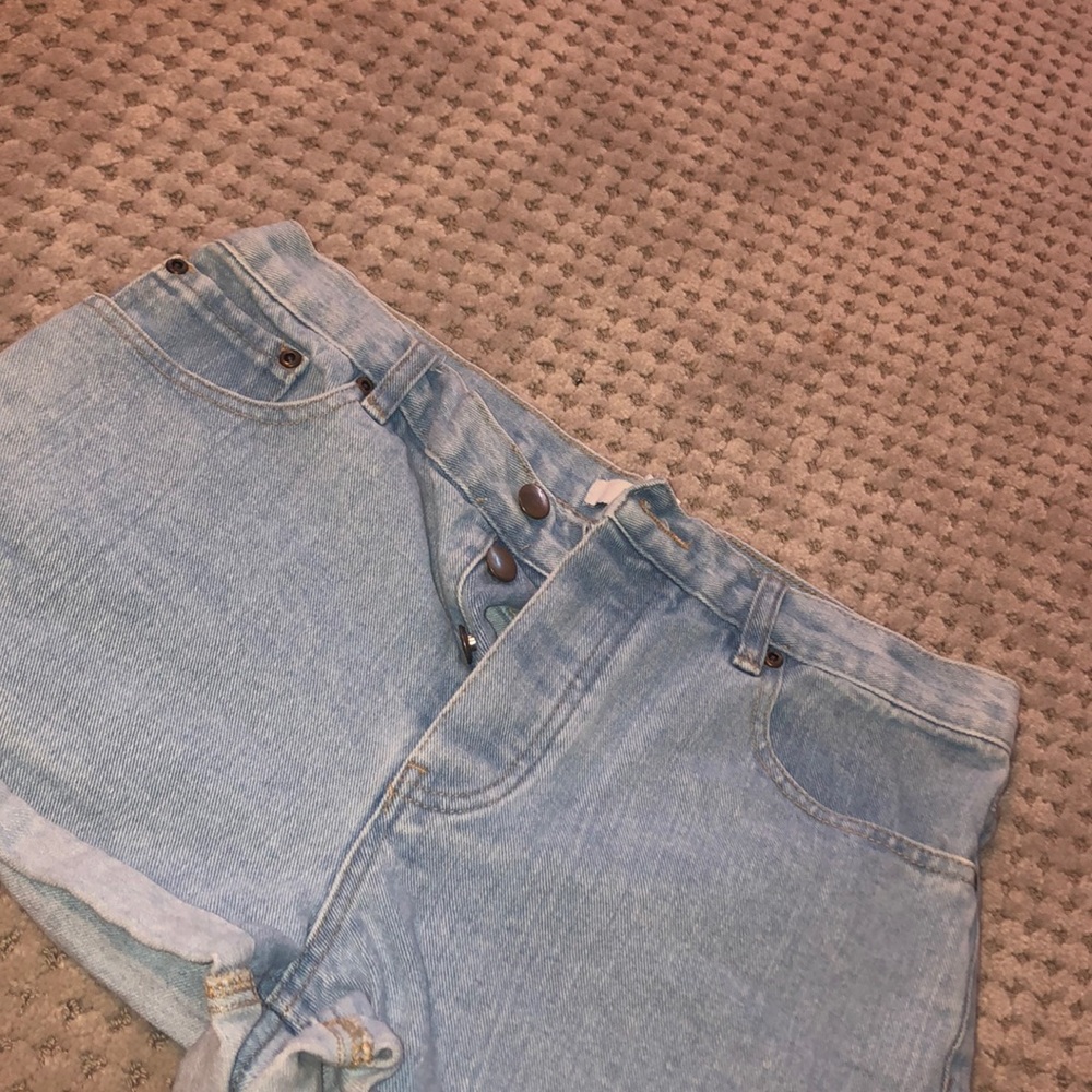 button up shorts